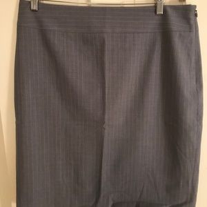 Banana Republic Gray Pinstripe Skirt